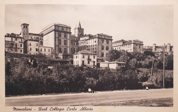 Cartolina - Moncalieri - Real Collegio Carlo Alberto - 1946
