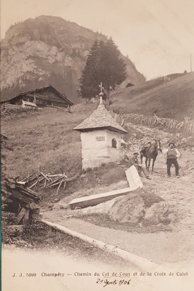 Cartolina - Svizzera - Champéry - Chemin du Col et …