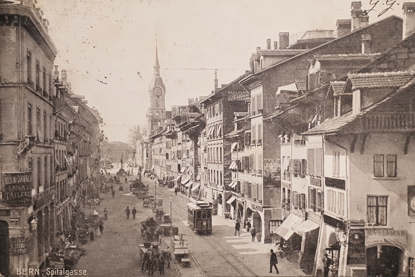 Cartolina - Svizzera - Bern - Spitalgasse - 1904