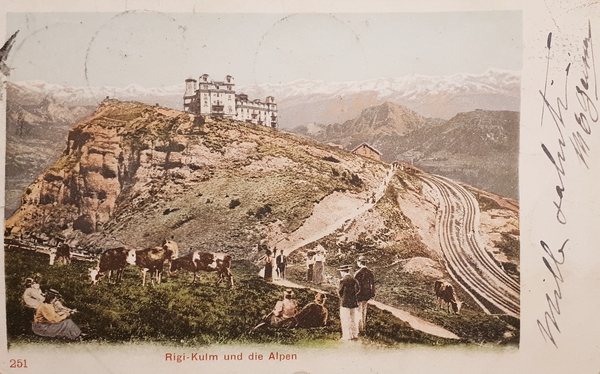 Cartolina - Svizzera - Rigi Kulm und Berner Alpen - …