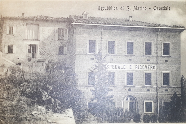 Cartolina - Repubblica di S. Marino - Ospedale - 1911