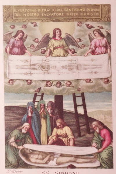 Cartolina - Religione - Santa Sindone - Illustratore G. Clovio …