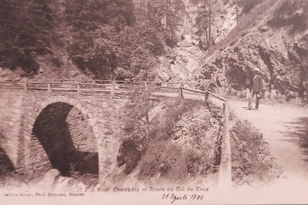 Cartolina - Champéry - Route du Col de Coux - …