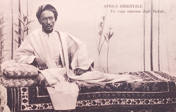 Cartolina - Africa Orientale - Un capo supremo degli Habab …