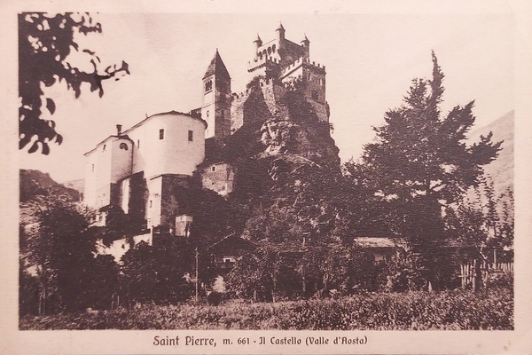 Cartolina - Saint Pierre - Il Castello ( Valle d'Aosta …