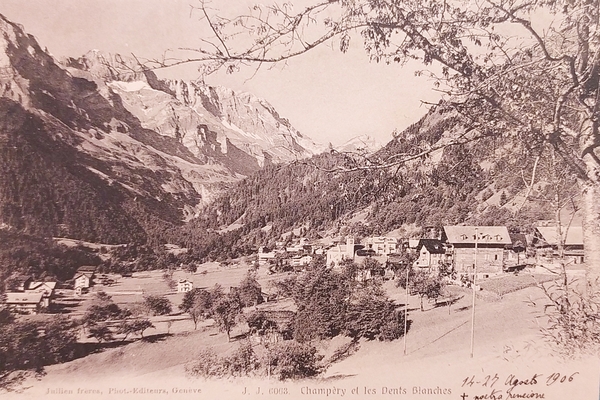 Cartolina - Svizzera - Champéry et les dents Blanches - …