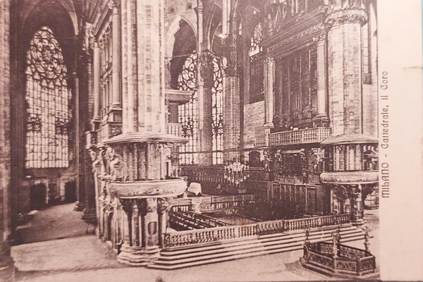 Cartolina - Milano - Cattedrale - Il Coro - 1914