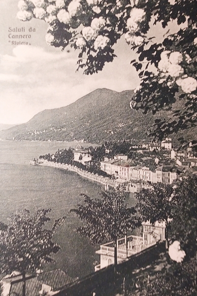 Cartolina - Saluti da Cannero - Riviera - 1930 ca.