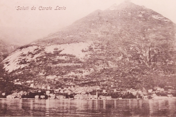 Cartolina - Saluti da Carate Lario - 1908