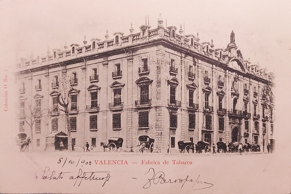 Cartolina - Spagna - Valencia - Fabrica de Tabacos - …