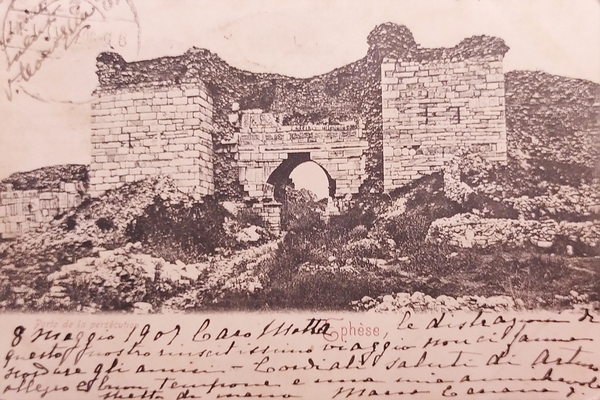 Cartolina - La porte de la persécution à Ephèse - …