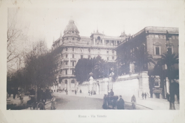 Cartolina - Roma - Via Veneto - 1919