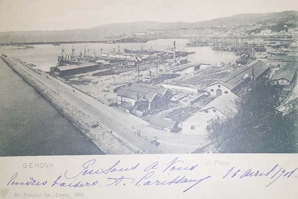 Cartolina - Genova - Il Porto - 1901