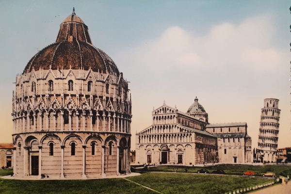 Cartolina - Pisa - Piazza del Duomo con principali Monumenti …