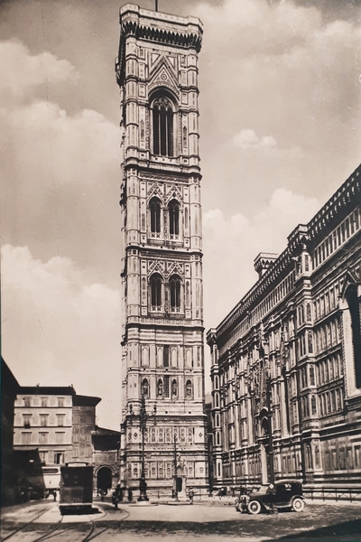 Cartolina - Firenze - Campanile di Giotto - 1954
