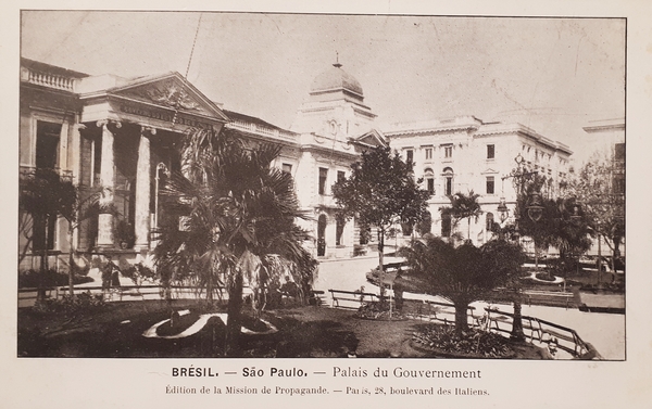 Cartolina - Brésil - São Paulo - Palais du Gouvernement …