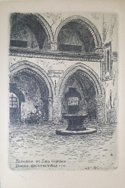 Cartolina - Albergo di San Giorgio - Borgo Mediaevale - …