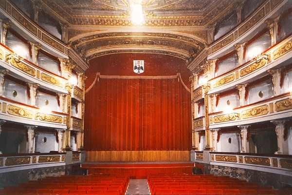 Cartolina - L'Aquila degli Abruzzi - Teatro Comunale - Interno …