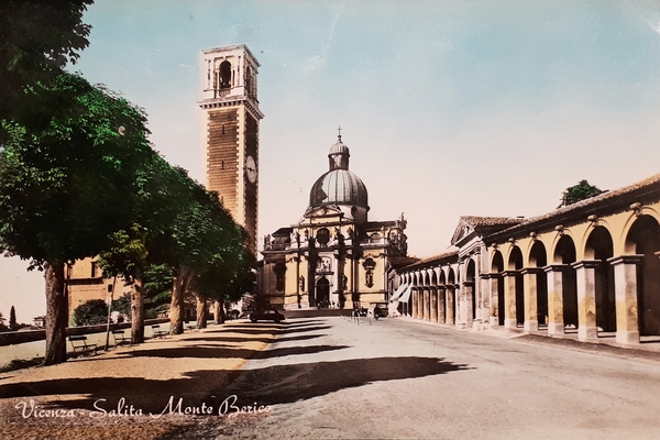 Cartolina - Vicenza - Salita Monte Berico - 1961