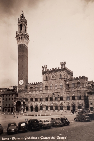 Cartolina - Siena - Palazzo Pubblico e Piazza del Campo …