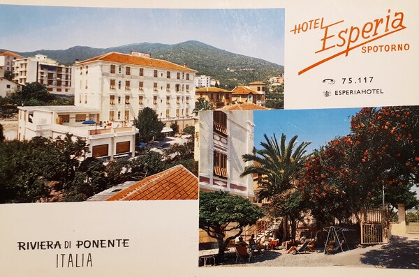 Cartolina - Riviera di Ponente - Hotel Esperia - Spotorno …