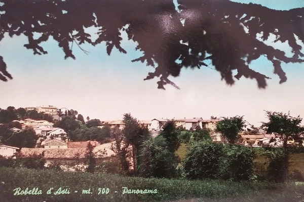 Cartolina - Robella d'Asti - Panorama - 1965