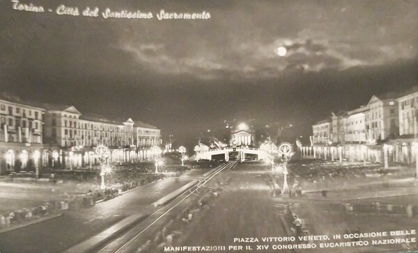Cartolina - Torino - Città del Santissimo Sacramento - 1955