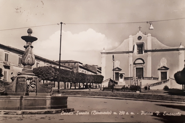 Cartolina - Cerreto Sannita ( Benevento ) - Piazza V. …