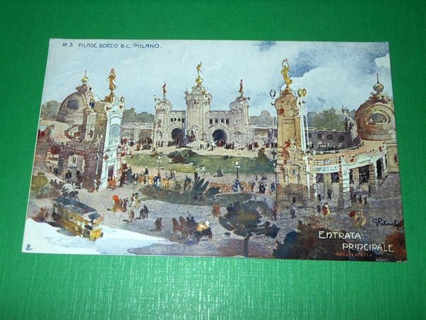 Cartolina Esposizione di Milano 1906 - Entrata principale ( n. …