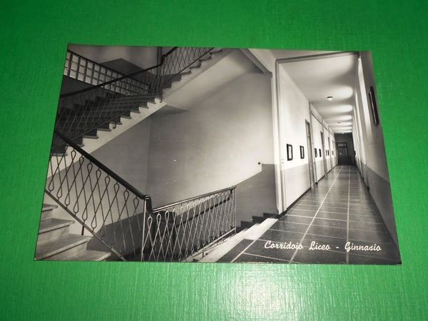 Cartolina Genova - Istituto Marcelline - Corridoio Liceo Ginnasio 1960 …