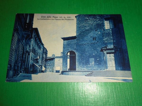 Cartolina Città della Pieve - La Cattedrale e Piazza del …