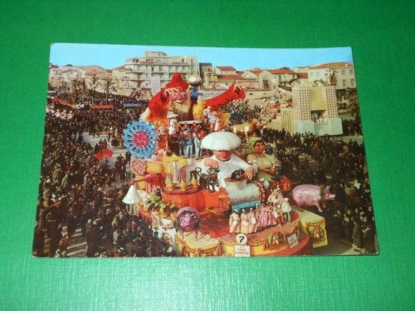 Cartolina Carnevale di Viareggio - Corso Mascherato - Frodi Alimentari …