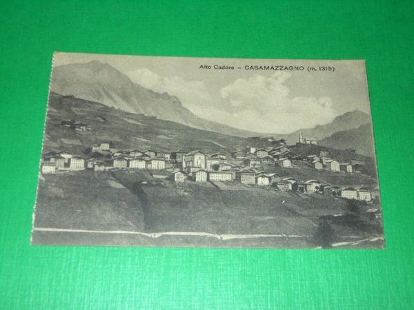 Cartolina Alto Cadore - Casamazzagno - Panorama 1920 ca.