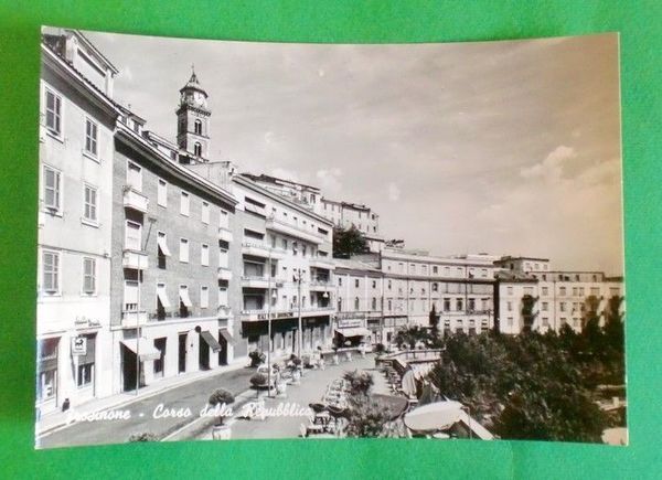 Cartolina Frosinone - Corso della Repubblica - 1963.