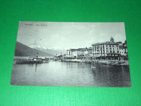 Cartolina Bellagio - Lago di Como 1926.