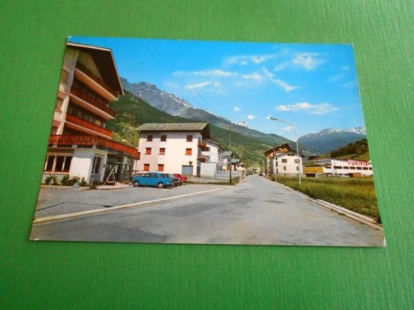 Cartolina Bormio - Via Funivia 1968.