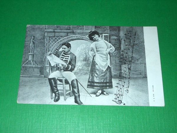 Cartolina Lirica G. Bizet - Carmen - Atto I° 1900 …