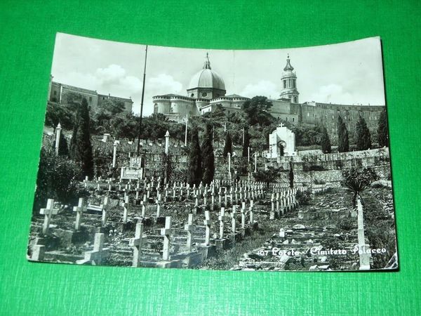 Cartolina Loreto - Cimitero Polacco 1950 ca.