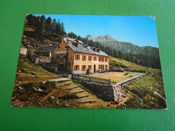 Cartolina Alpe Veglia - Albergo Lepontino 1977.