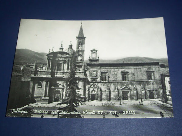 Cartolina Sulmona ( L' Aquila ) - Palazzo dell' Annunziata …