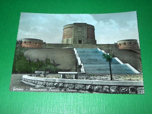 Cartolina Gorizia - Monumento Ossario di Oslavia 1959.