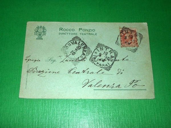 Cartolina d'epoca spedita da Intra - Rocco Ponzio ( Direttore …