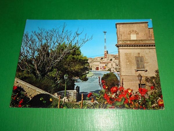 Cartolina Erice ( Trapani ) - Villa Balio e panorama …