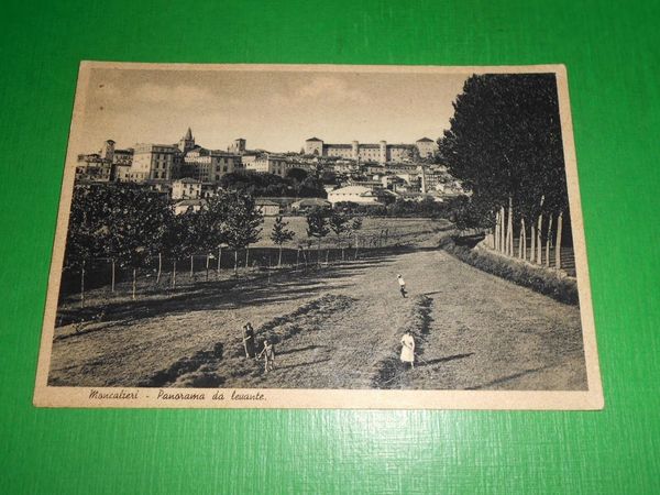 Cartolina Moncalieri - Panorama da levante 1940 ca.