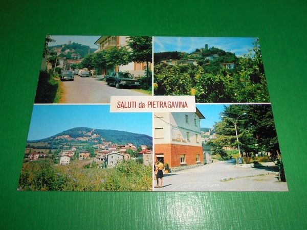 Cartolina Saluti da Pietragavina - Vedute diverse 1976.