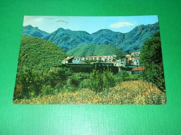 Cartolina Badia di Cava de' Tirreni - Hotel Scapolatiello 1973.