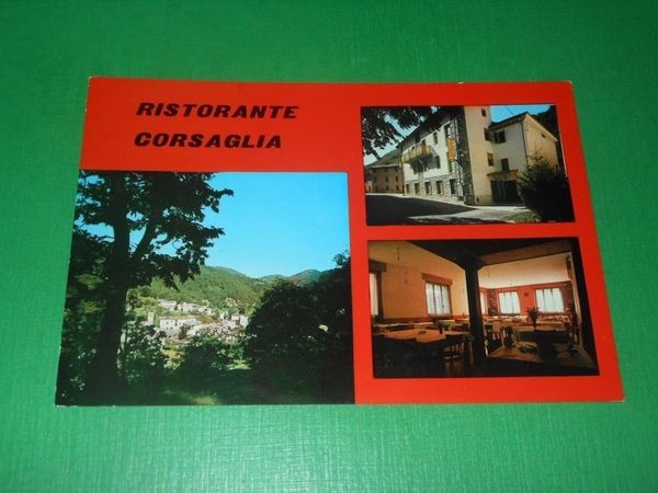 Cartolina Corsaglia ( Cuneo ) - Ristorante Corsaglia 1965 ca.
