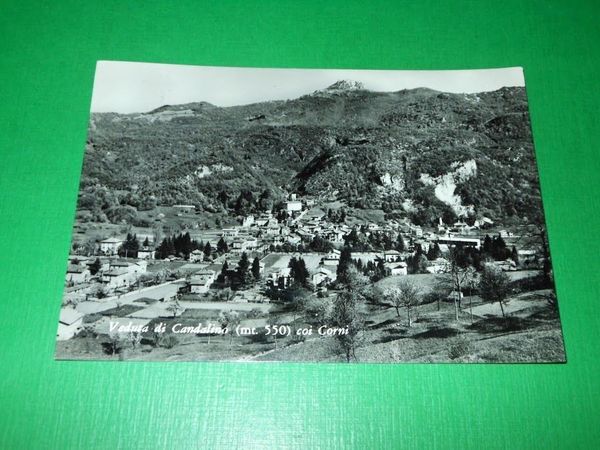 Cartolina Valbrona - Veduta di Candalino coi Corni 1963.
