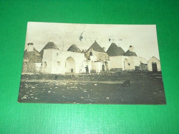 Cartolina Bari - Trulli 1925 .