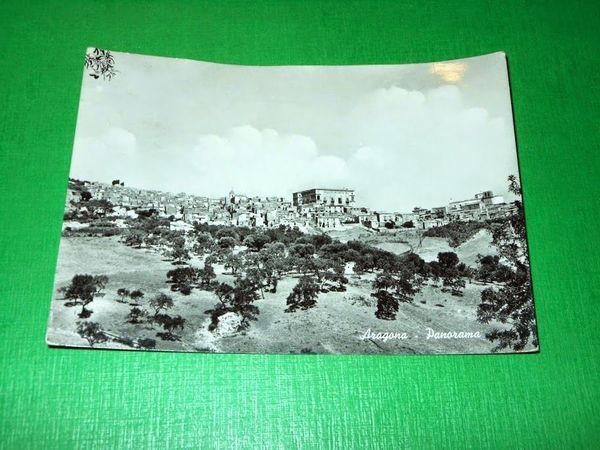 Cartolina Aragona - Panorama 1955.